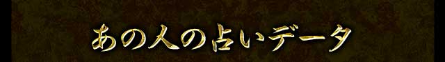 あの人の占いデータ